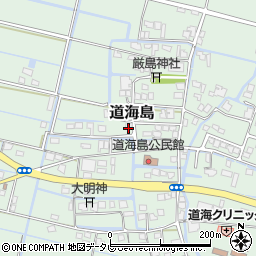福岡県大川市道海島492周辺の地図