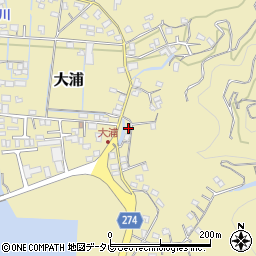 愛媛県宇和島市大浦13周辺の地図