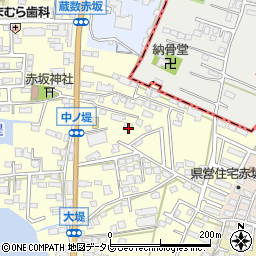 福岡県筑後市蔵数558-1周辺の地図