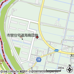 福岡県大川市道海島331周辺の地図