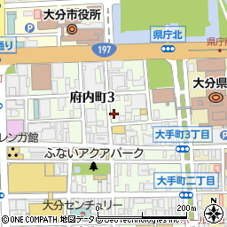 新大分パーキング府内駐車場周辺の地図