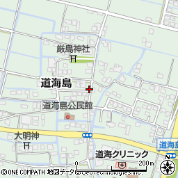 福岡県大川市道海島486周辺の地図