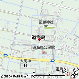 福岡県大川市道海島477周辺の地図