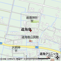 福岡県大川市道海島480周辺の地図
