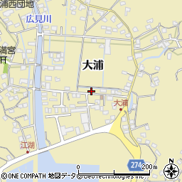 愛媛県宇和島市大浦148周辺の地図