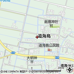 福岡県大川市道海島474周辺の地図