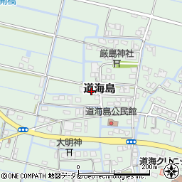 福岡県大川市道海島476周辺の地図