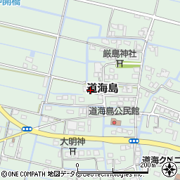 福岡県大川市道海島475周辺の地図