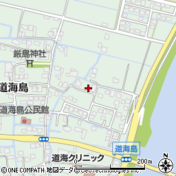 福岡県大川市道海島259周辺の地図