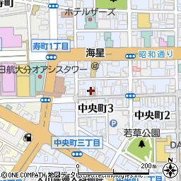 大分県　総合雇用推進協会（公益財団法人）ジョブカフェおおいた本センター周辺の地図