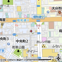 焼鳥房 花鳥風月 中央町店周辺の地図