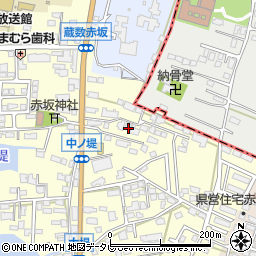 福岡県筑後市蔵数550周辺の地図