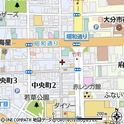 豊後牛ステーキの店 そむり 大分支店周辺の地図