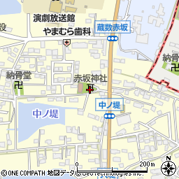赤坂神社周辺の地図