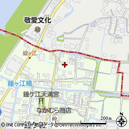 福岡県大川市鐘ケ江90周辺の地図