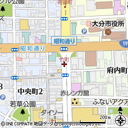 竹町周辺の地図