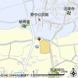 福岡県筑後市蔵数208周辺の地図