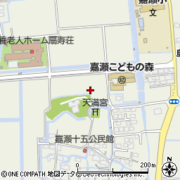 佐賀県佐賀市嘉瀬町（十五）周辺の地図
