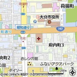 ゆうちょ銀行大分店周辺の地図