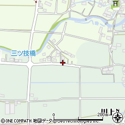 福岡県八女郡広川町久泉244-13周辺の地図