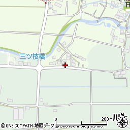 福岡県八女郡広川町久泉246-2周辺の地図