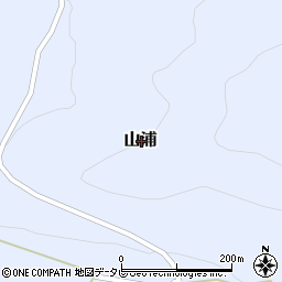大分県玖珠郡玖珠町山浦周辺の地図