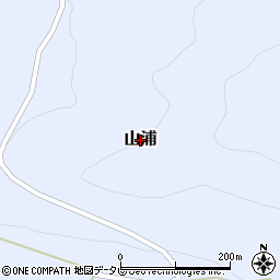 大分県玖珠町（玖珠郡）山浦周辺の地図