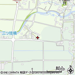 福岡県八女郡広川町久泉242-1周辺の地図