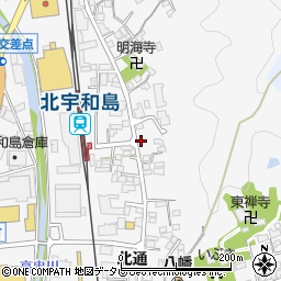 愛媛県宇和島市伊吹町1277周辺の地図