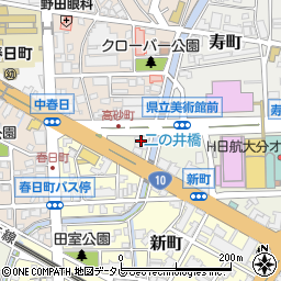 株式会社アネスティ　大分支店周辺の地図