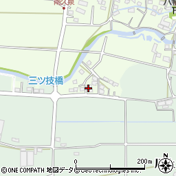 福岡県八女郡広川町久泉246-3周辺の地図