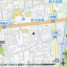 株式会社佐賀タクシー　タクシー受付周辺の地図