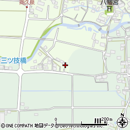 福岡県八女郡広川町久泉239-11周辺の地図