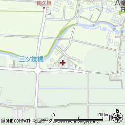 福岡県八女郡広川町久泉246-5周辺の地図