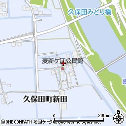 佐賀県佐賀市久保田町大字新田106周辺の地図