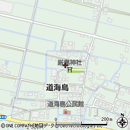 福岡県大川市道海島405周辺の地図