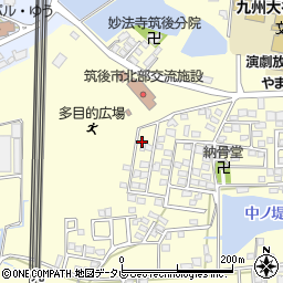 福岡県筑後市蔵数517-7周辺の地図