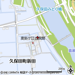 佐賀県佐賀市久保田町大字新田107周辺の地図