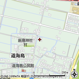 福岡県大川市道海島440周辺の地図