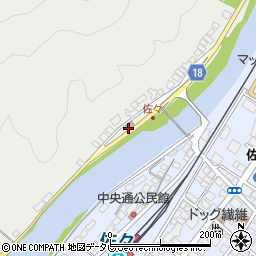 古川町内会集会所周辺の地図