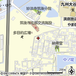 福岡県筑後市蔵数517-37周辺の地図