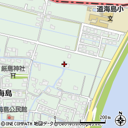 福岡県大川市道海島233周辺の地図
