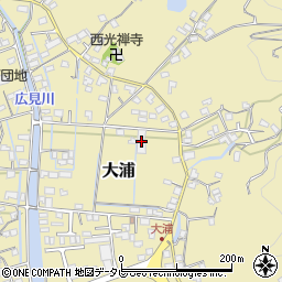 大浦保育園周辺の地図