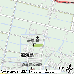 福岡県大川市道海島397周辺の地図