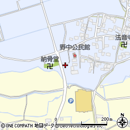 福岡県筑後市西牟田5802周辺の地図