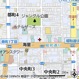 福岡銀行大分支店周辺の地図