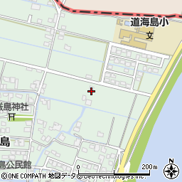 福岡県大川市道海島234周辺の地図