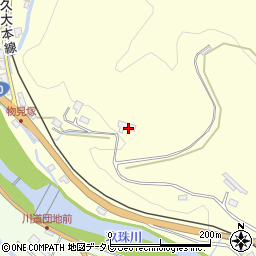 大分県玖珠郡九重町右田2358周辺の地図