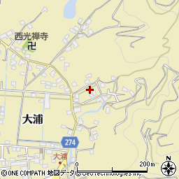 愛媛県宇和島市大浦270周辺の地図