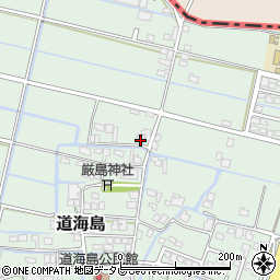 福岡県大川市道海島199周辺の地図